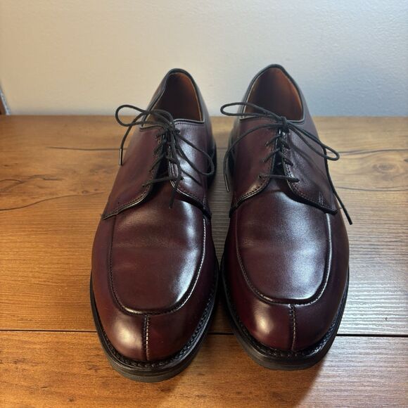 VTG Allen Edmonds Kennett 9574 Merlot Burnished Split Algonquin Toe Derby 8 E main image 5